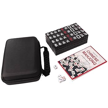麻雀 Carry CANADA 麻雀 Carry CANADA QYMZKA Chinese Small Mahjong Set, 144